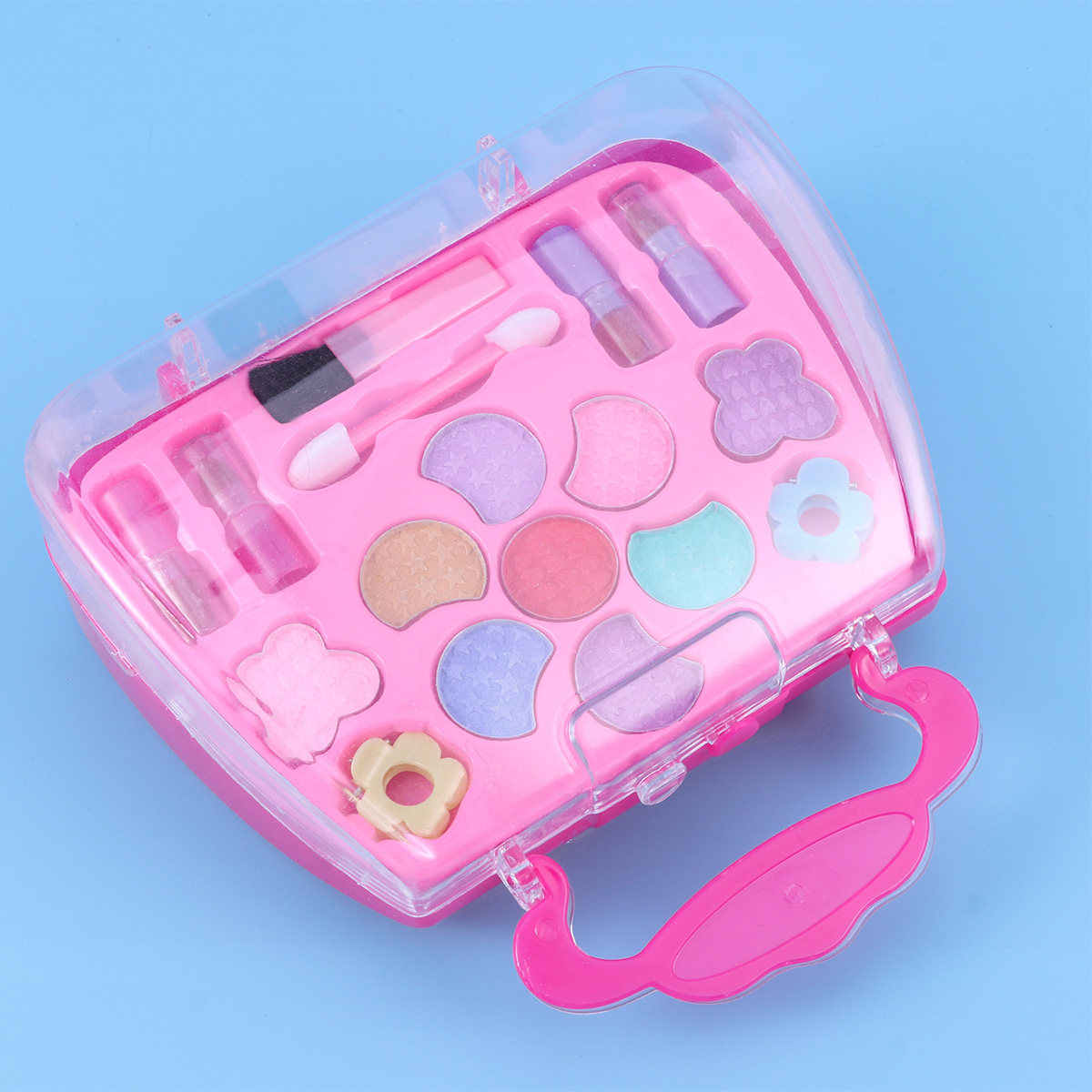 Beauty Makeup Vanity Set - Aardbeivormige make-upkoffer voor meisjes – wasbare,