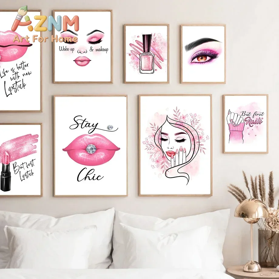 AZNM Frameloze canvas wanddeco - Beauty No Makeup recensie en prijs