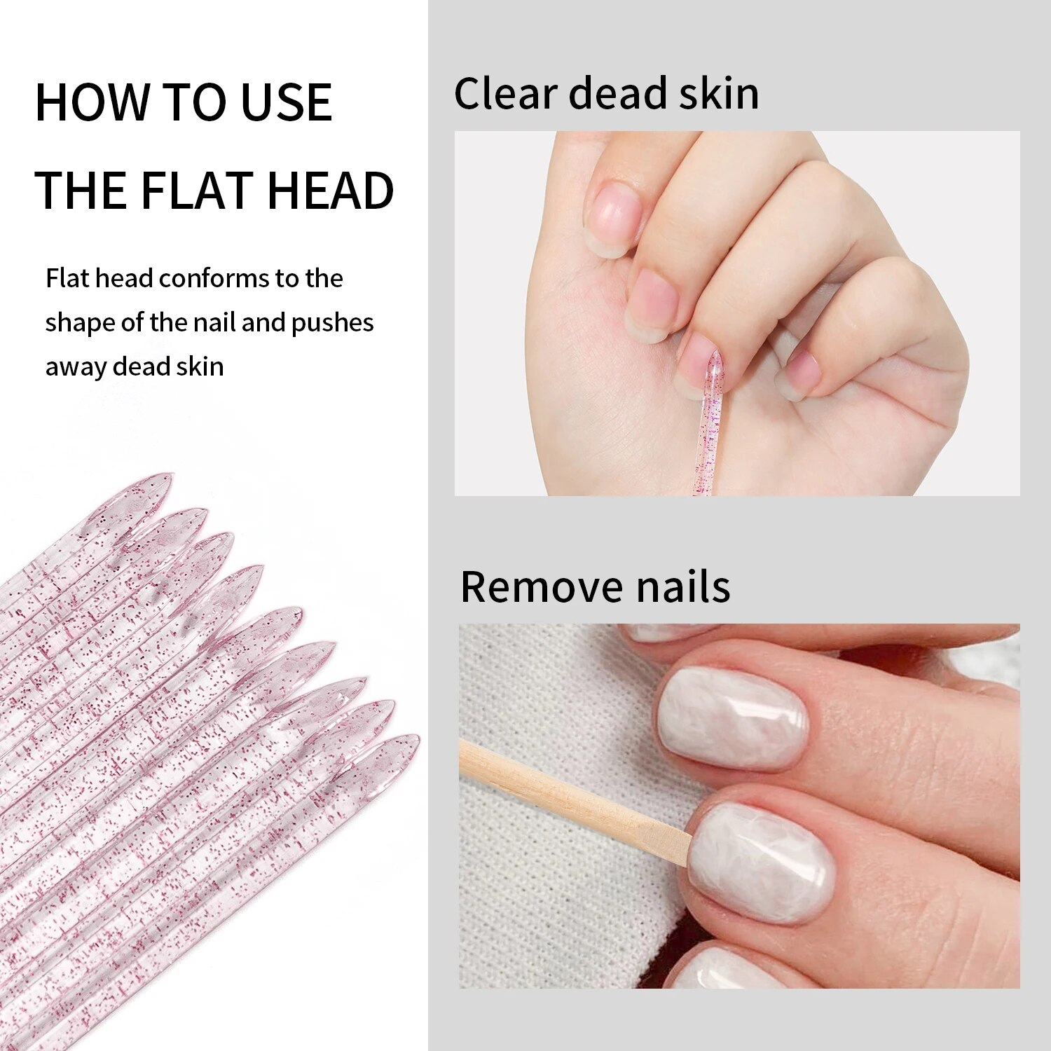 50 Stuks Nail Cuticula Pusher  - Contour Palette Stick recensie en prijs